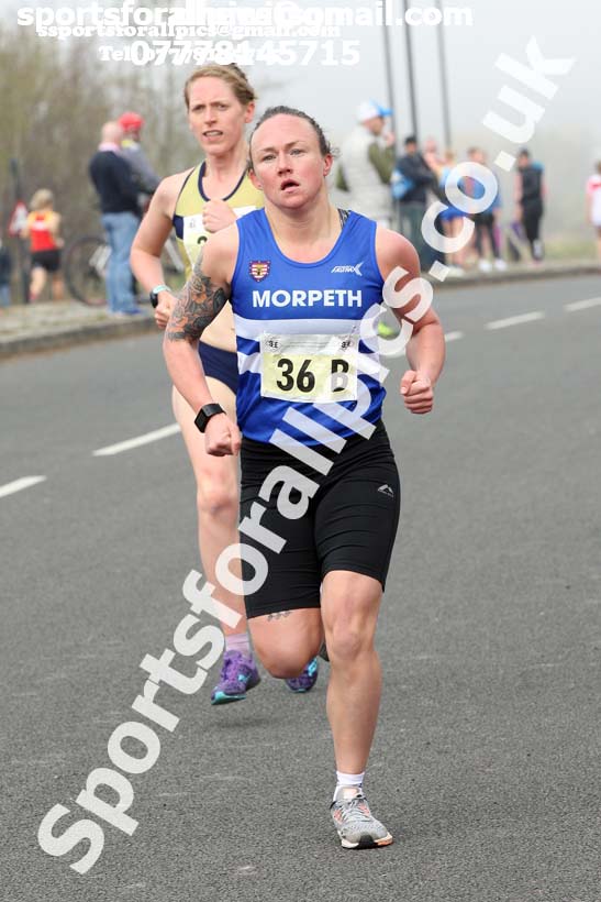 Senior womens 2019 Elswick Harirers Good Friday Road Relay, Newburn, Newcastle. Photo:  David T. Hewitson/Sports for All Pics
